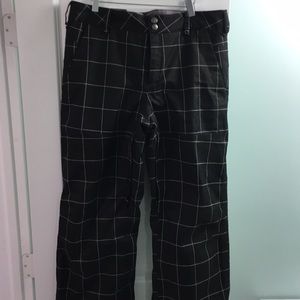 Black and White Burton Snowboard pants